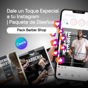 BARBER SHOP | 100% Editables en Canva